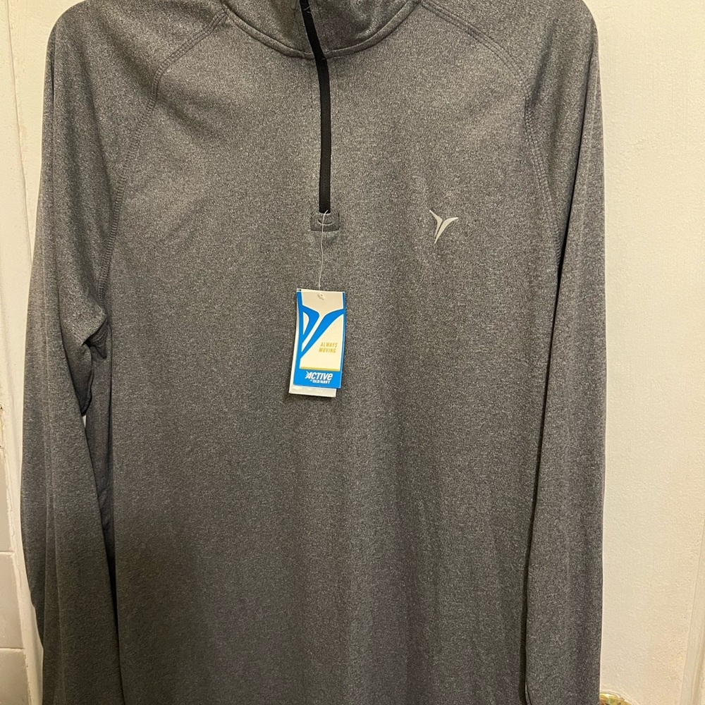 Gray Lightweight Athletic Shirt Jacket